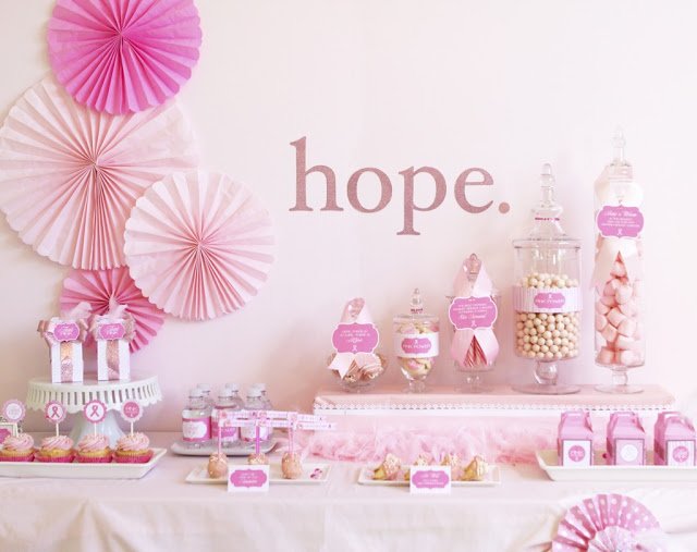 Think Pink party printables