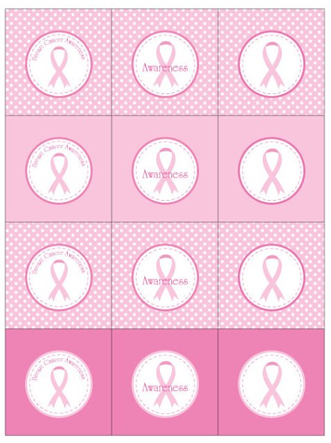 Think Pink party printables 3
