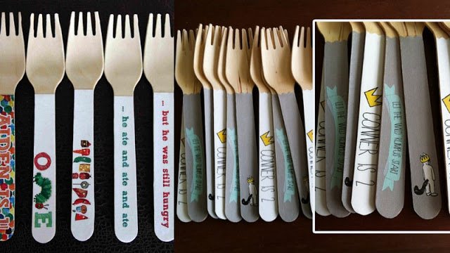 Sugar Coated Studio giveaway custom wooden utensils The Very Hungry Catepillar/Where The Wild Things Are