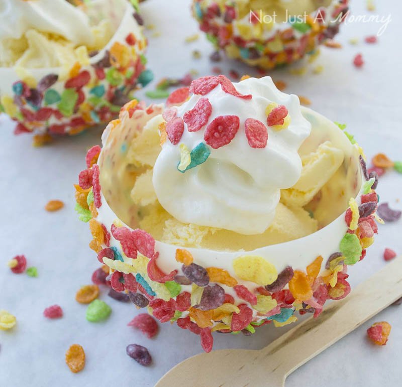 Fruity Pebbles Balloon Bowls