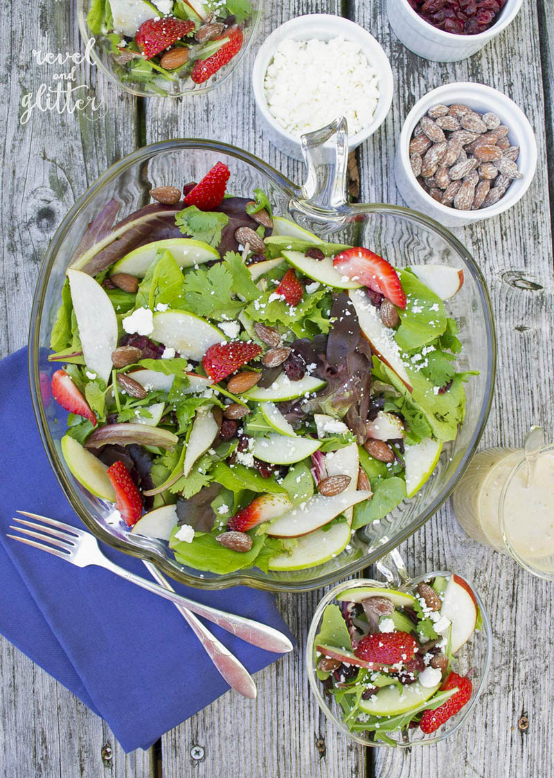 Cranberry Apple-Pear Salad perfect for autumn!
