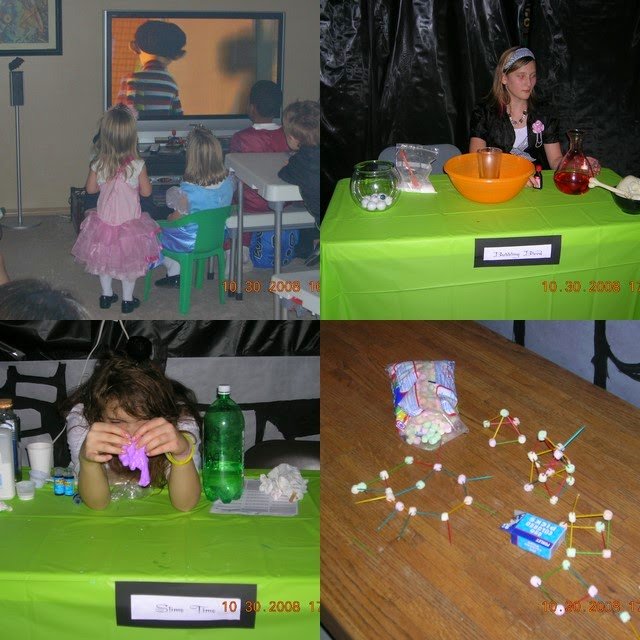 Mad Scientist's Lab Halloween Party activities