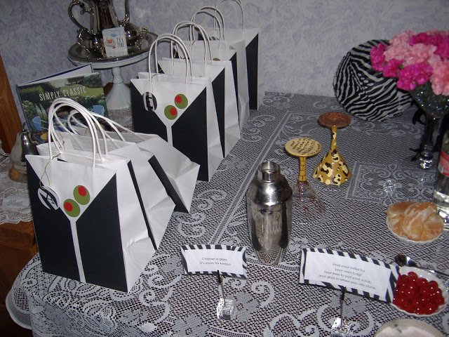 Mamas and Martinis gift bags