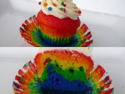 Tuesday Tutorial – Colorburst Cupcakes