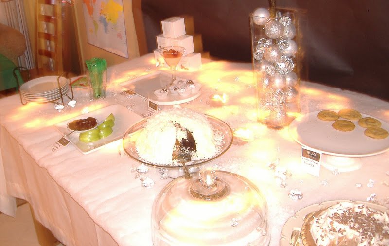 Ugly Sweater Christmas Party table