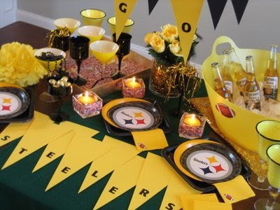 Steelers football party