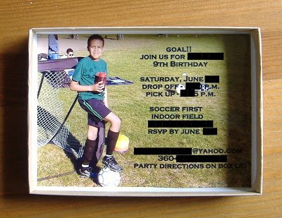 box soccer invites