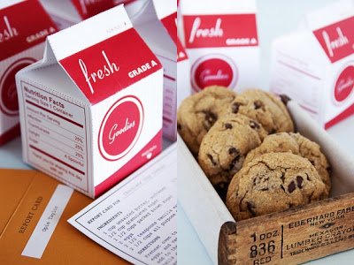 milk carton favor boxes