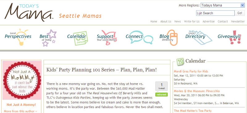 I’m A Contributor At Today’s Mama!