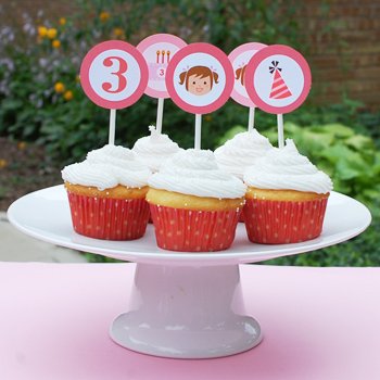 Tuesday Tip – Every 100 Followers Giveaway: Sarah + Abraham Cupcake Toppers
