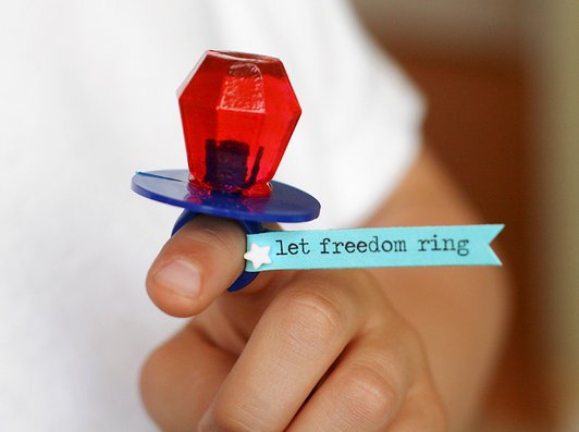4th Of July ring