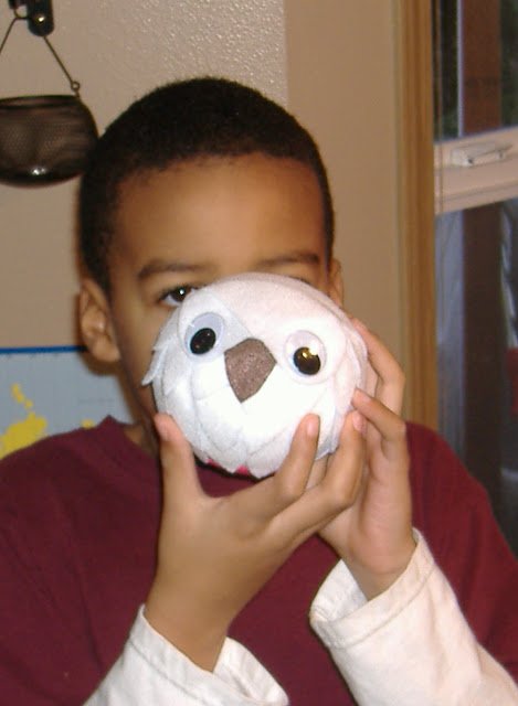 Harry Potter party ideas white felt owl