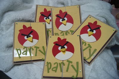 Angry Birds party ideas invite