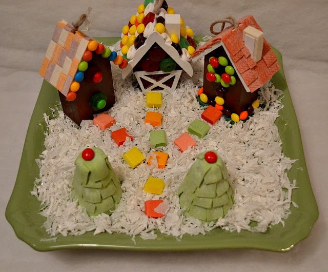 Wooden Gingerbread House Ornaments With Wrigley