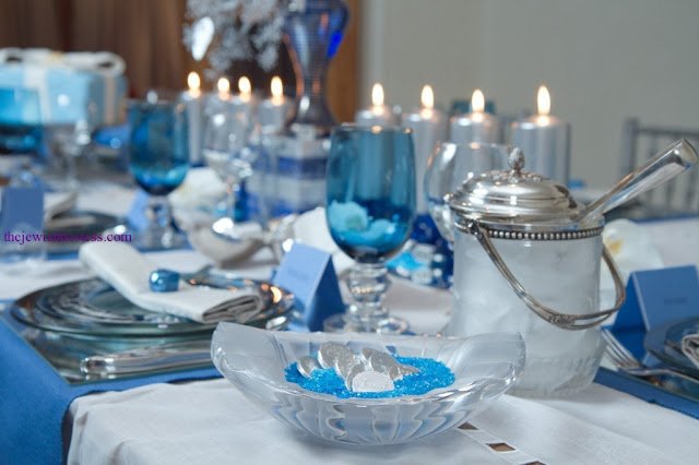 The Jewish Hostess Hanukkah tablesettings
