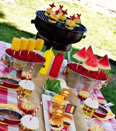 elements of design emphasis bbq centerpiece