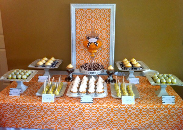 elements of design emphasis orange table