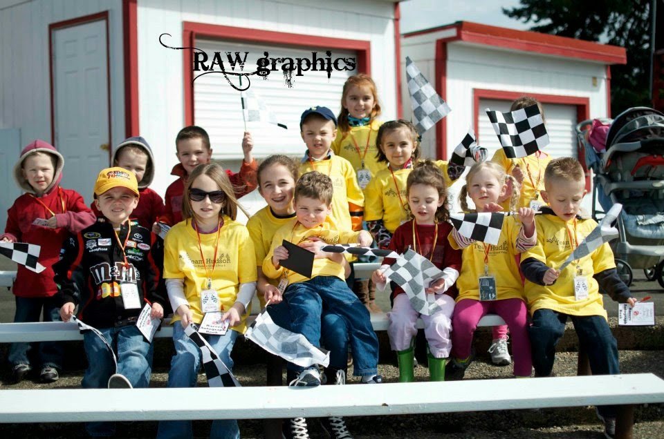 M&M racecar party custom t-shirt favors