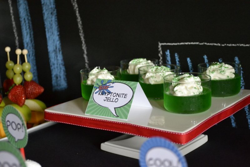 Super Dad Father's Day Luncheon Kryptonite Jell-O