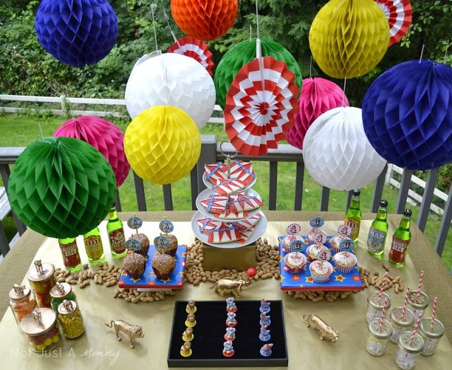 A Few Of My Favorite Things Giveaway – Run Away With The Circus Party Shoot/Snickerplum Mason Jar Daisy Lids