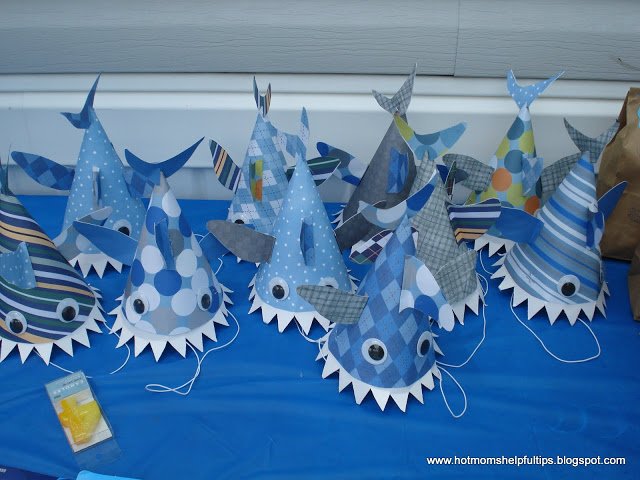 Shark Week 2012 shark party hats