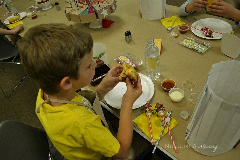 Little Chef Cooking Party pepperoni loaves
