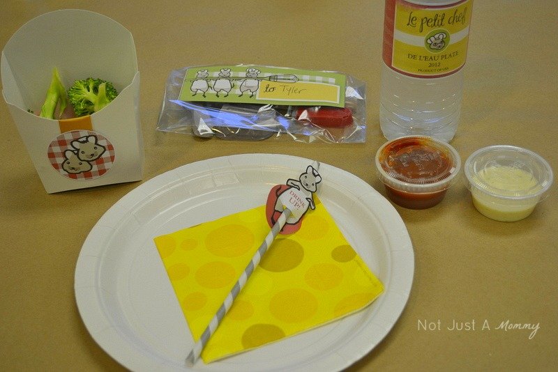 Little Chef Cooking Party place setting