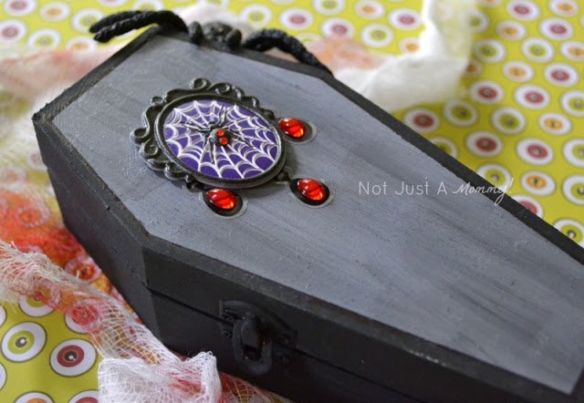 Wooden coffin treat boxes