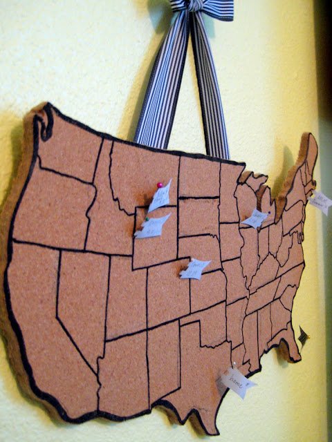 election party U.S. corkboard