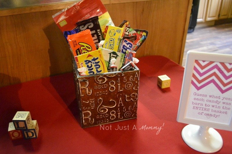 Sugar and spice autumn themed baby girl shower candy game