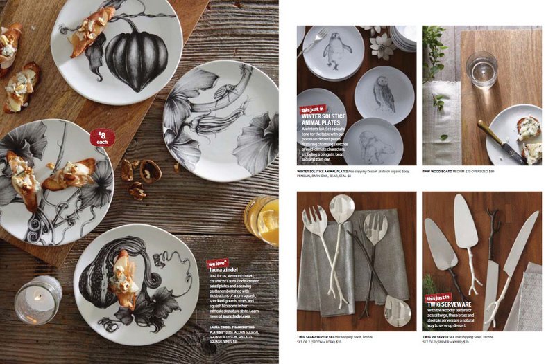 West Elm Holiday Entertaining plates