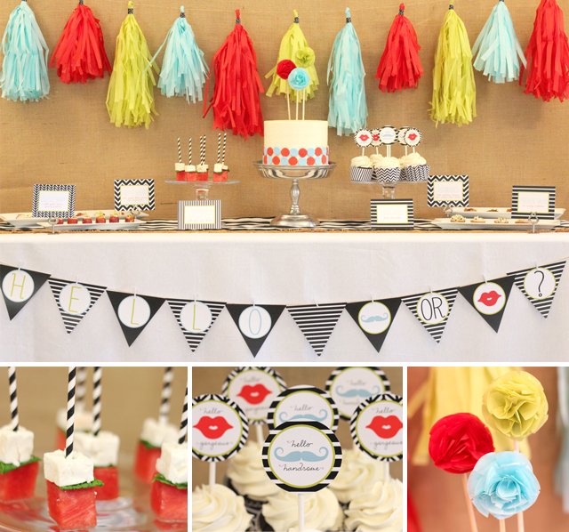 Le Partie Sugar gender reveal party