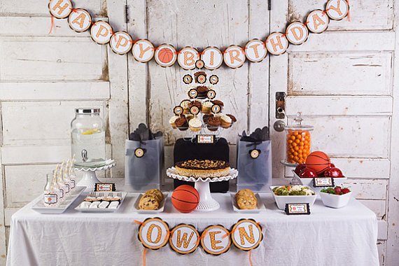 Get The Party Started giveaway basketball theme