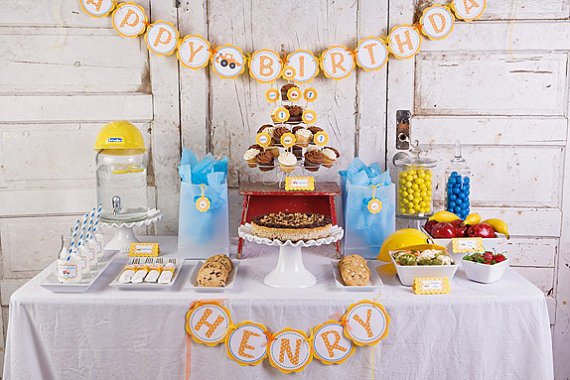 Get The Party Started giveaway construction theme