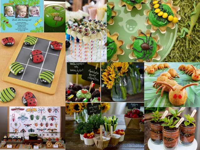 bug party inspiration board