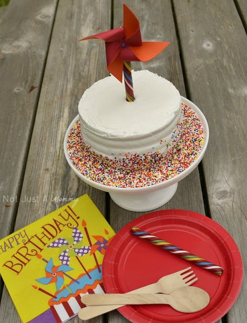 1 cake 3 ways pinwheel cake topper 