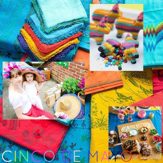 Cinco De Mayo party collage