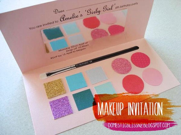 makeup invite