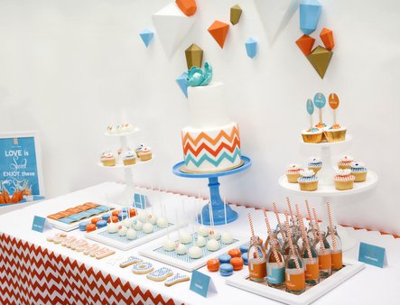 elements of design unity chevron party