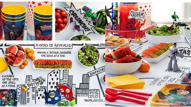 superhero food table Target