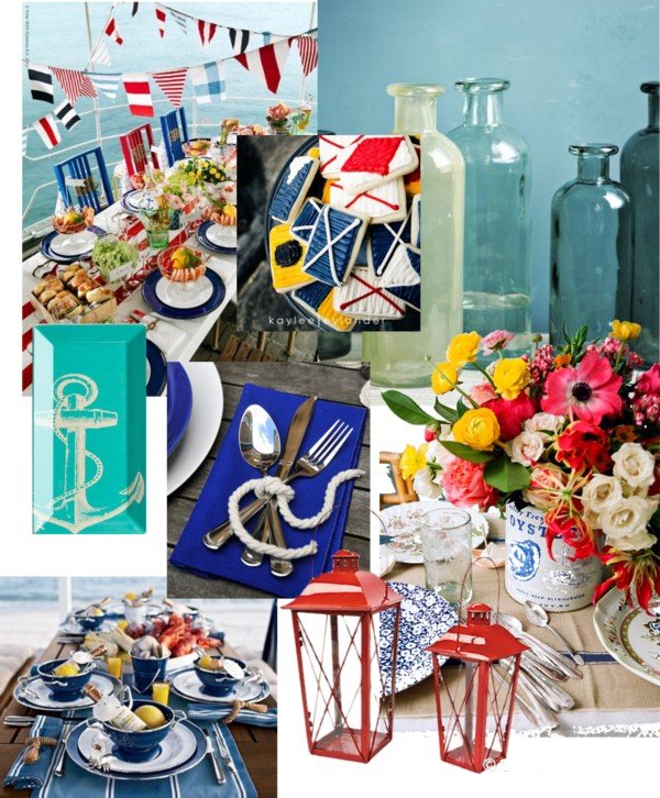 Nautical 4th Of July Inspiration Board
