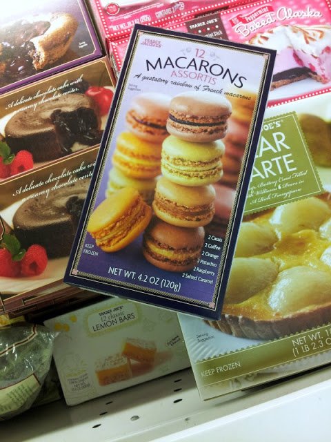 Trader Joe's flavored macarons box