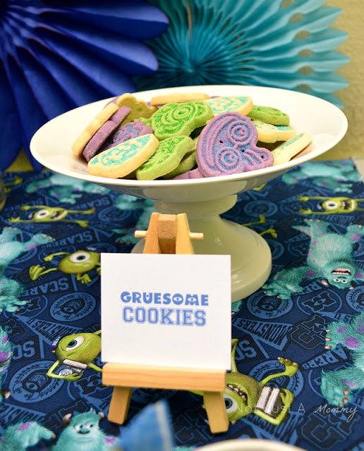 Monsters University lunchtime table gruesome cookies