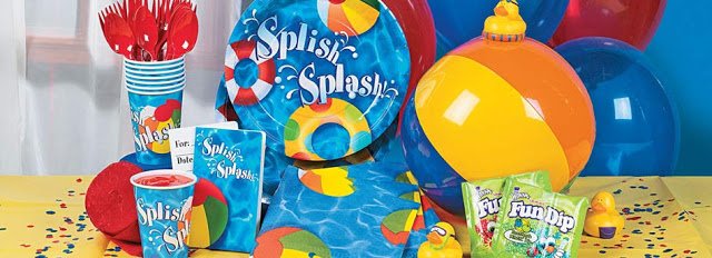 Oriental Trading swimming pool party collection