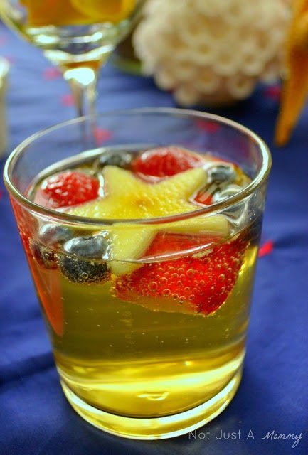Starfish And Stripes: Nautical 4th Of July Tablescape Patriotic Punch