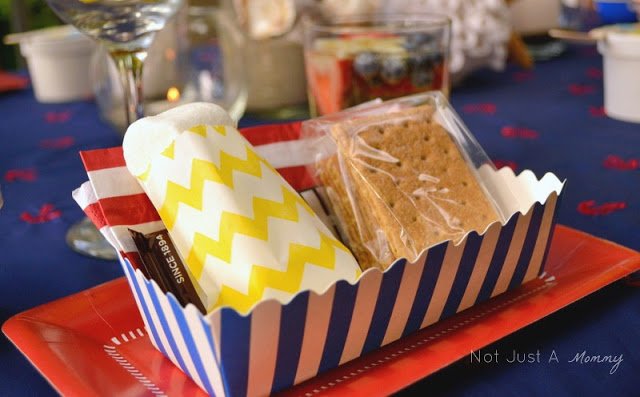 Starfish And Stripes: Nautical 4th Of July Tablescape s'mores