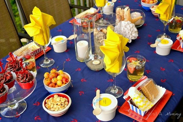 Starfish And Stripes: Nautical 4th Of July Tablescape
