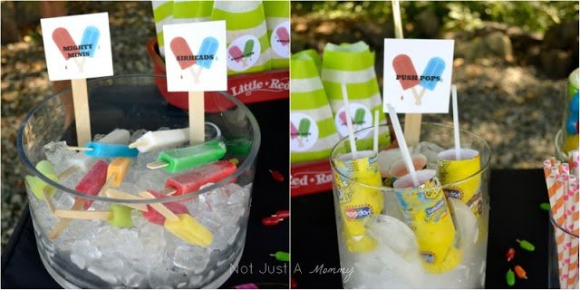 Pop Up Popsicle Party popsicles