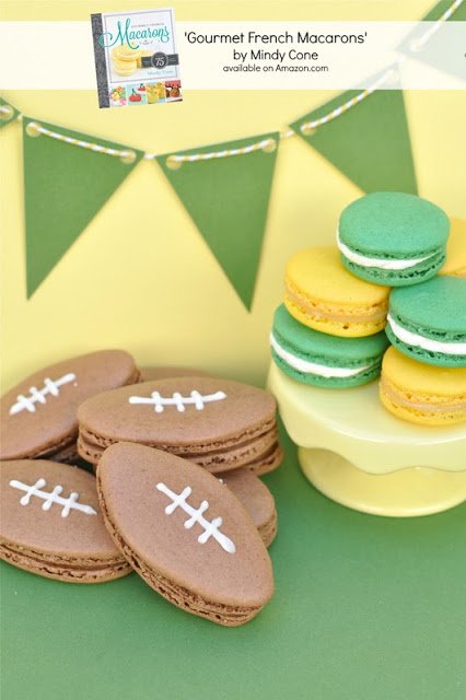 Creative Juice's Gourmet French Macarons book football macarons
