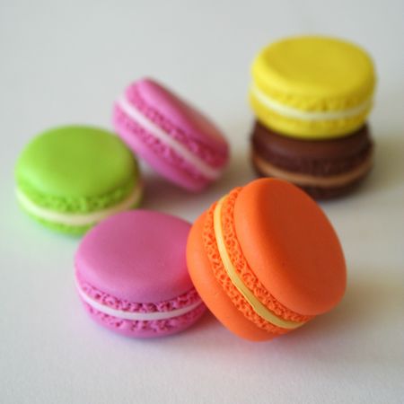 polymer clay macaron crafts